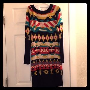 Medium long sleeve dress